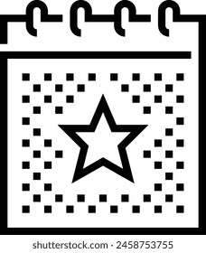 Calendar icon symbol vector image