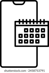 Calendar icon symbol vector image
