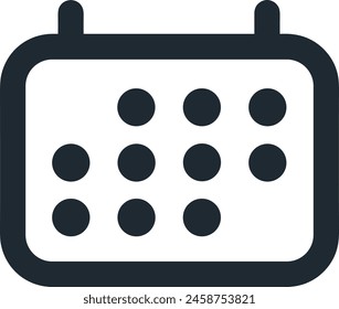 Símbolo de Vector de calendario Imagen