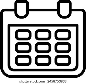 Símbolo de Vector de calendario Imagen