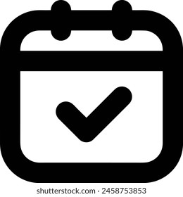 Calendar icon symbol vector image