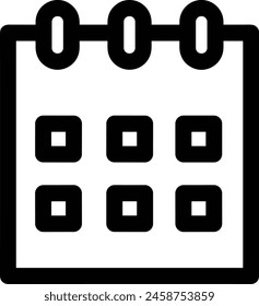 Símbolo de Vector de calendario Imagen