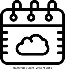 Símbolo de Vector de calendario Imagen