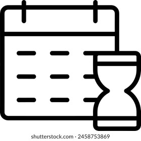 Calendar icon symbol vector image