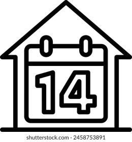 Calendar icon symbol vector image