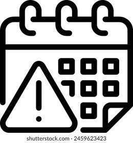 Calendar icon symbol vector image
