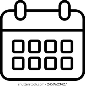 Calendar icon symbol vector image