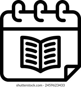 Calendar icon symbol vector image