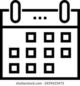 Símbolo de Vector de calendario Imagen