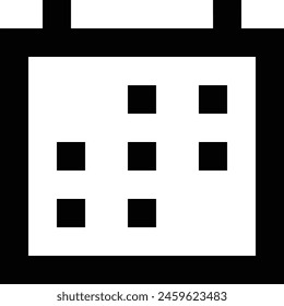 Calendar icon symbol vector image