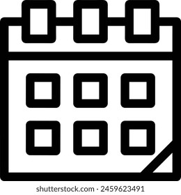 Símbolo de Vector de calendario Imagen