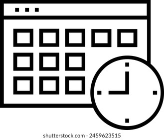 Símbolo de Vector de calendario Imagen
