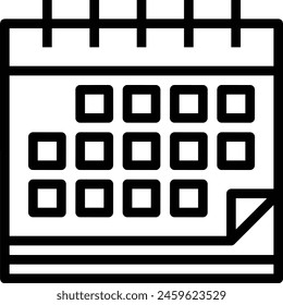 Bild Vektorgrafik Kalendersymbol
