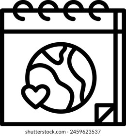 Calendar icon symbol vector image