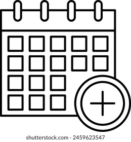Símbolo de Vector de calendario Imagen