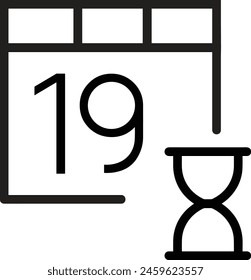 Calendar icon symbol vector image