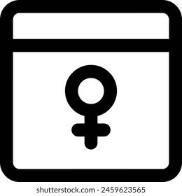 Símbolo de Vector de calendario Imagen