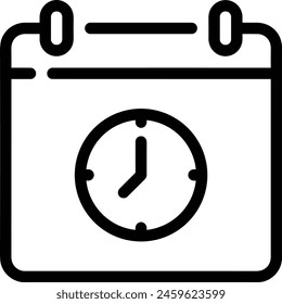 Calendar icon symbol vector image