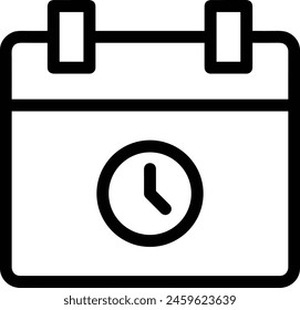 Calendar icon symbol vector image