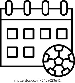 Calendar icon symbol vector image