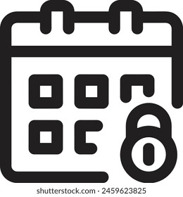 Calendar icon symbol vector image