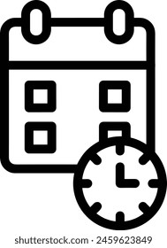 Calendar icon symbol vector image