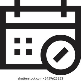Símbolo de Vector de calendario Imagen