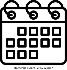 Símbolo de Vector de calendario Imagen