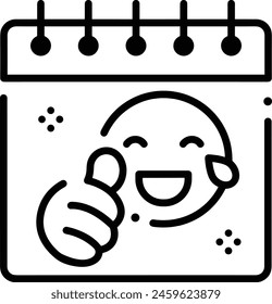 Calendar icon symbol vector image