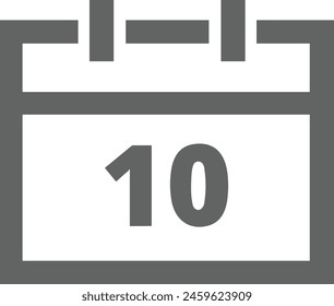Símbolo de Vector de calendario Imagen