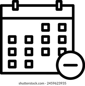 Símbolo de Vector de calendario Imagen
