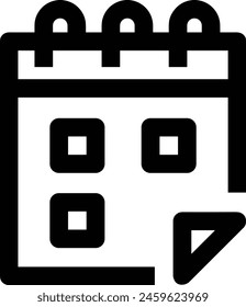 Símbolo de Vector de calendario Imagen