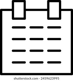 Símbolo de Vector de calendario Imagen