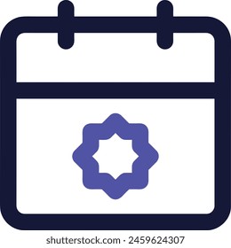 Símbolo de Vector de calendario Imagen