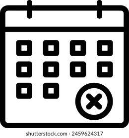 Calendar icon symbol vector image