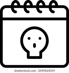Símbolo de Vector de calendario Imagen
