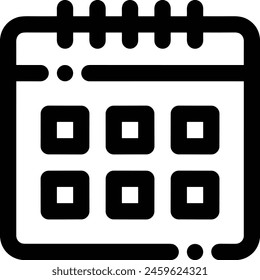 Símbolo de Vector de calendario Imagen