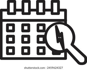 Calendar icon symbol vector image