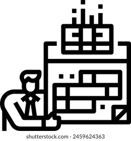 Calendar icon symbol vector image