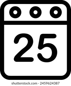 Símbolo de Vector de calendario Imagen