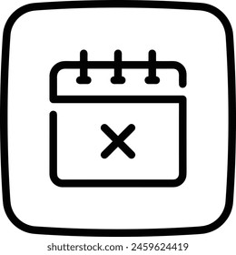 Símbolo de Vector de calendario Imagen