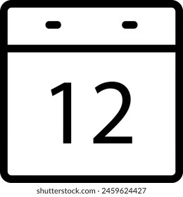 Símbolo de Vector de calendario Imagen