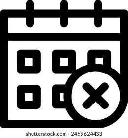Calendar icon symbol vector image