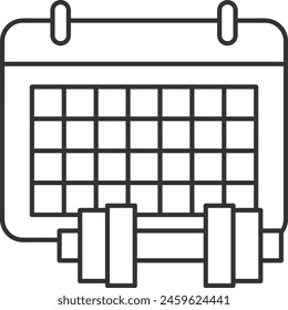 Símbolo de Vector de calendario Imagen