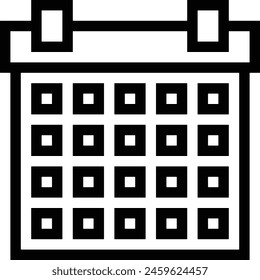 Símbolo de Vector de calendario Imagen