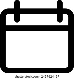 Calendar icon symbol vector image