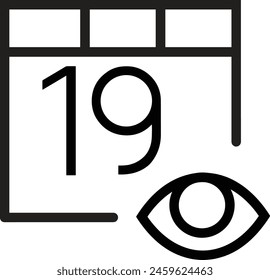 Calendar icon symbol vector image