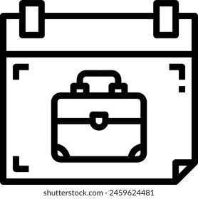 Calendar icon symbol vector image