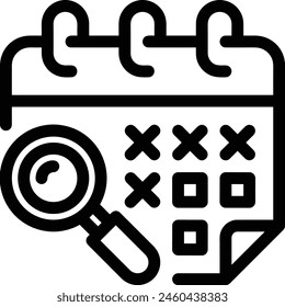 Calendar icon symbol vector image
