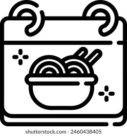 Símbolo de Vector de calendario Imagen
